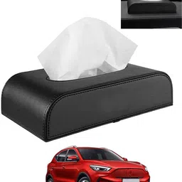 maties Leathrite New Design Black D-Shape Tissue Holder For-ZS EV MG 2023 Vehicle Tissue Dispenser-picture-21