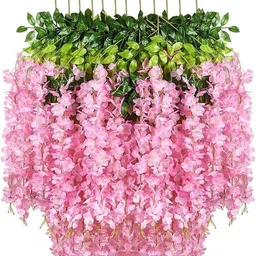 alix Pink Westeria Artificial Flower-picture-25