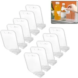 oblivion Plastic Plastic Storage Baskets with Partition Clips – Fridge & Space Organizer Storage Basket-picture-11