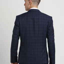 turtle Men Checkered Single Breasted Casual Blazer image 2