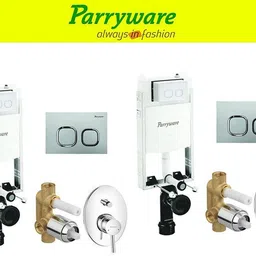 parryware Half Frame Concealed Cistern, with divater body upper part set of 2 pic 326 Dual Flush Tank-picture-26