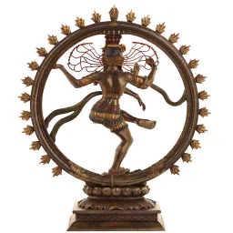 urbancart Lord Shiva Bronze Brown Religious Idol image 5