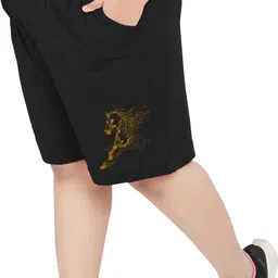 elite soul Pack of 2 Graphic Print Women Multicolor Casual Shorts image 3