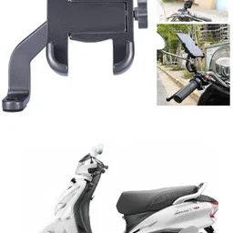 autognix Mirror Fitting Metal Mobile Holder For Hero Destini 125 Bike Mobile Holder-picture-23