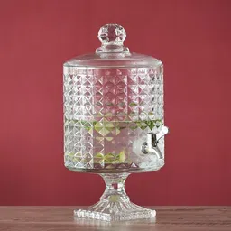 kriti traders 4.5 Liter Footed Glass Water Dispenser Bottled Water Dispenser image 2