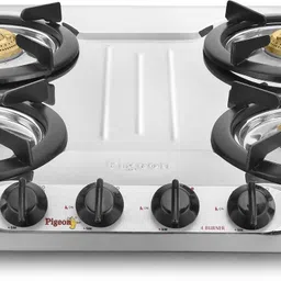 pigeon Elegance (Tushar) 4 Burner Stainless Steel Manual Gas Stove-picture-22