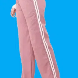 vardhiyas Pack of 2 Women Regular Fit Multicolor Polyester Trousers image 3