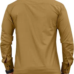 refresh Men Slim Fit Solid Spread Collar Formal Shirt image 2