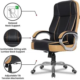 roarwood Leatherette Office Executive Chair image 3