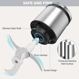 barkati Electric Vegetable Chopper 2 l Container Electric Vegetable & Fruit Chopper image 3