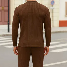 chrome & coral Tshirt Pant Co-ords Set image 2