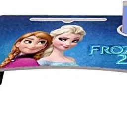 mayko & bayko MULTIPURPOSE FOLDABLE WITH CUP HOLDER , STUDY & LAPTOP TABLE Wood Portable Laptop Table image 2