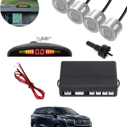 peeps store Universal 4 Silver Reverse Parking Sensor-PS25A880 Universal 4 Silver Reverse Parking Sensor-PS25A880 Parking Sensor-picture-15