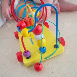 little mind Kids Beads Maze Car Game – Educational Wooden Toy for Toddlers & Preschoolers 2+ image 5