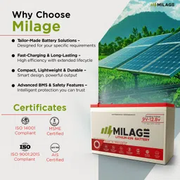 milage 12 Volt 9Ah Lithium-ion Battery Game Battery image 4