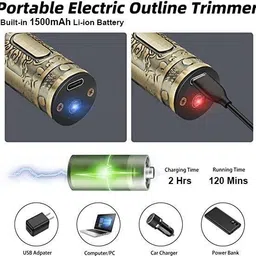 14 Fab Hair Trimmer MN200 Trimmer 120 min Runtime 4 Length Settings image 4