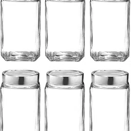 kko fashion Glass Grocery Container- 1000 ml image 3
