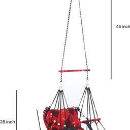 sprointal Baby Swing Chair for Kids baby jula 1-5Years Old Baby with SafetyBelt Kids Swing Swings image 5