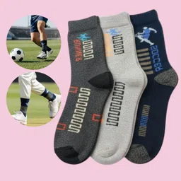 naosucura Men Graphic Print Mid-Calf/Crew-picture-23