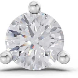 Sparkles Certified Lab Grown Diamond 14kt Rose Gold Stud image 3