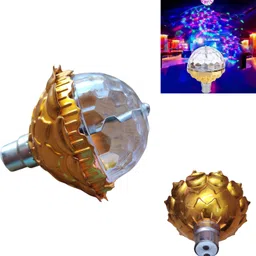 bm electronic BME LV-B11 Golden Diaco Rotating Lam 360 degree 5watt ic Power (Pack of 1) Night Lamp-picture-11