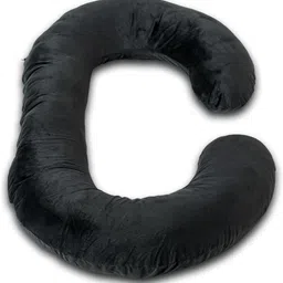 homeso C-Shaped Pregnancy Pillow for Maternity, Nursing & Full Body Support Velvet Polyester Fibre Solid Pregnancy Pillow Pack of 1-picture-15