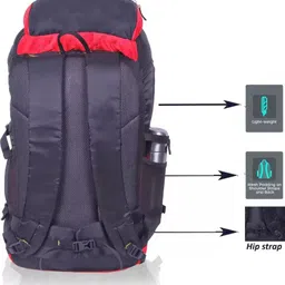 sd star SD NEW UNISEX Water Proof Mountain Rucksack/Trekking Bag Rucksack - 60 L image 3