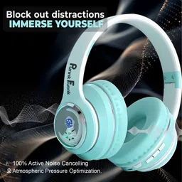punnkfunnk Astro Over-Ear Wireless Bluetooth Headphones | Noise Cancellation, 60H Battery Bluetooth Headset image 5