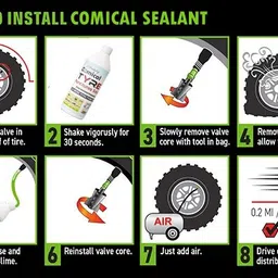 redtize Anti Puncture Repair Kit for Bike & Tubeless Tyres Tubeless Tyre Puncture Repair Kit image 4