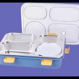 kello Stainless Steel Airtight Leak Proof Tiffin Box with Mini Container Inside A132 4 Containers Lunch Box-picture-12