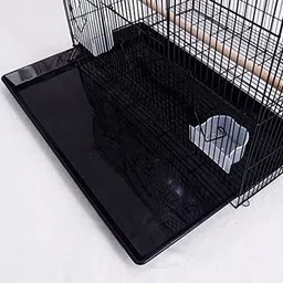 animaux High Quality Powder Coated 2 Feet Black Color Love Birds Cage Bird, Rabbit, Mouse Cage-picture-26