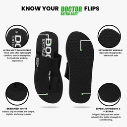doctor extra soft Men Mens Ortho Care Velcro Slipper Orthopaedic Diabetic Comfort Soft Doctor Dr House Sandal image 3