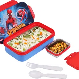 marvel Avengers Spider Man Single Compartment Insulated 2 Containers Lunch Box image 4