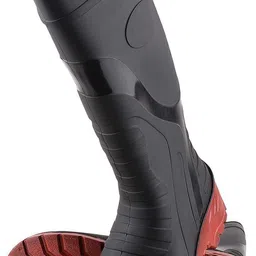 handu 11 Inch Puncture and Tear Resistant, Anti-Slip Safety Gumboot Slip On For Men image 2