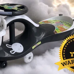 wishmaster Kids Panda Swing Car Kids Panda Swing Car Twister Magic car for Boys & Girls Rideons Tricycle image 5