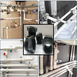 farmking 30pcs 1 Inch Male Thread to 3/4 Inch Female Threaded PVC Pipe Fittings Reducer Drip Irrigation Kit image 2