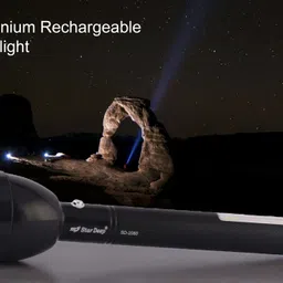 stardeep SD-2080-TORCH-WITH-CHARGER-BLACK-COLOUR Torch image 5