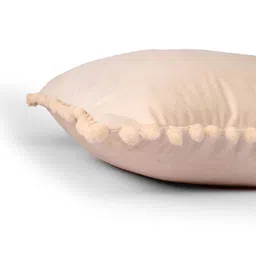 STITCHNEST Beige 2 Pieces Velvet Square Cushion Covers image 4