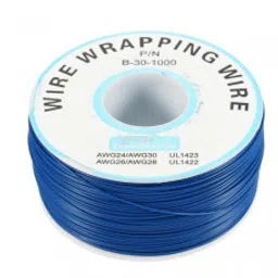 230m P/N B-30-1000 Insulated PVC Coated 30AWG Wire Wrapping Wire-BLUE-image-15