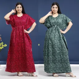 aviash Pack of 2 Women Nighty-picture-40