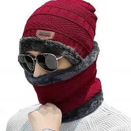 truflair Woven, Solid, Self Design Beanie-picture-23