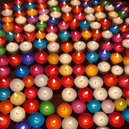 Colorful Tea Light Candles for Diwali Décor_tc146 Candle-image-76