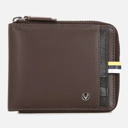 allen solly Men Casual Brown Genuine Leather Wallet-picture-22