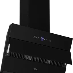 hindware Carmela BLDC Autoclean 90 Auto Clean Wall Mounted black 1500 CMH Chimney image 4