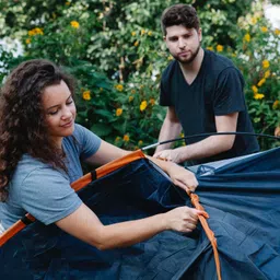 device Portable Tent For Camping 5-10 Minutes Easy Setup Ideal For 6-7 Persons Tent - For camping, picninc, tour, hiking image 5