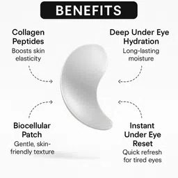 prc herbal Unisex Under Eye Mask for Hydrating & Anti-Wrinkle Under Eye Patches (Pack of 1) image 5