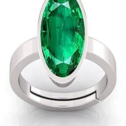 bhairaw gems Moonstone Stone Silver Adjustable Ring Sterling Silver Ring image 2