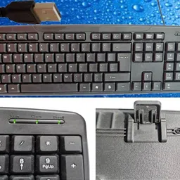 ANJO USB Keyboard-LED Mouse-Non Slip Mouse Pad-Cleaner-OTG C Type Combo Set image 4