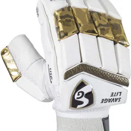 sg Savage Lite- White Gold-Mens(17+)RH Batting Gloves image 2