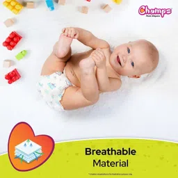 champs Quick Dry Baby Pant Diapers |Unisex Diaper| Pull‑up Diapers| Medium - M image 5
